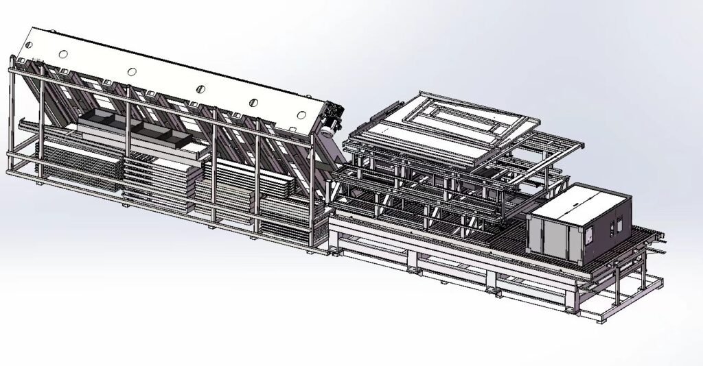 Dimension Drawing for Laser Cutting Machine